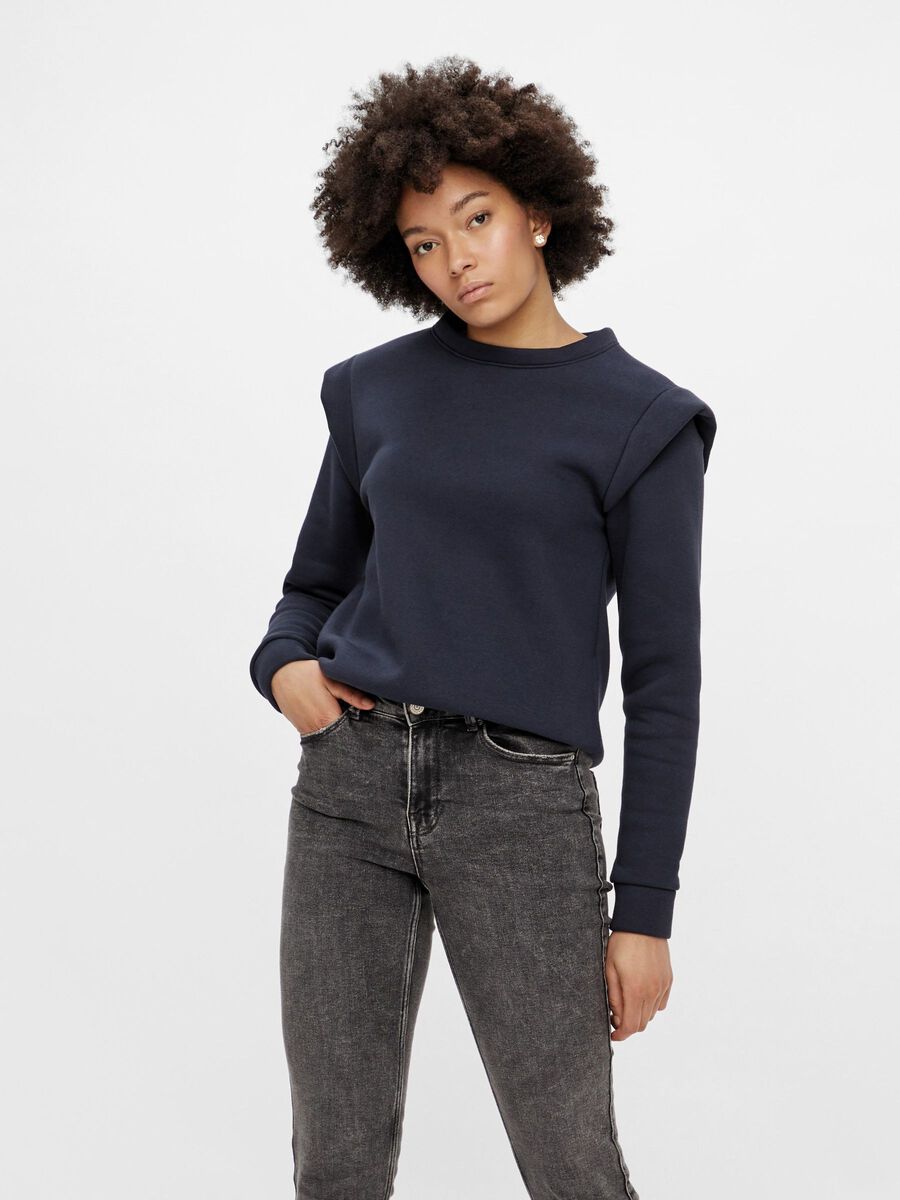 Pieces PCNIPPY SWEATSHIRT, Sky Captain, highres - 17113302_SkyCaptain_003.jpg