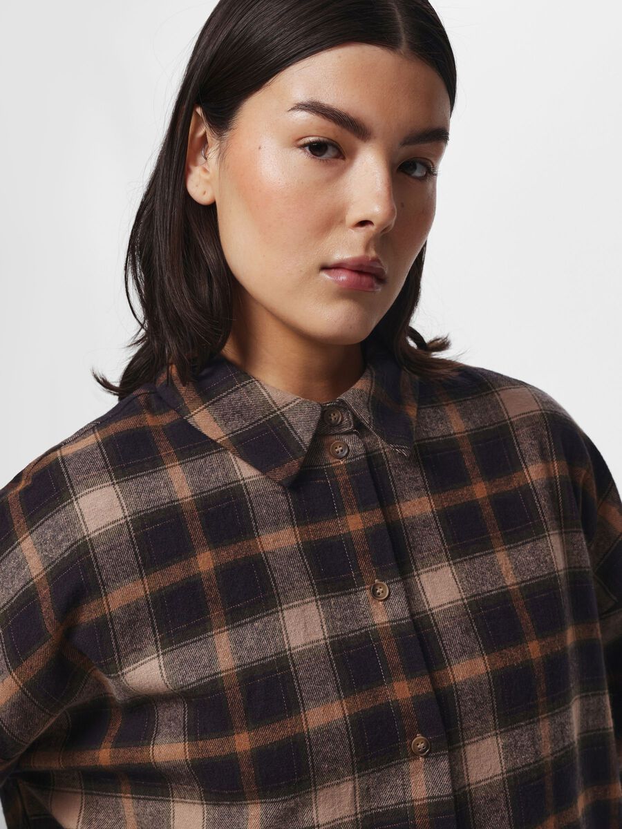 Carousel image 5 PCJANE - OVERSIZE CHEMISE, Hot Fudge
