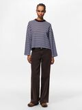 Product image thumbnail 8 PCJASSY STRIPE KNITTED PULLOVER, Hot Fudge