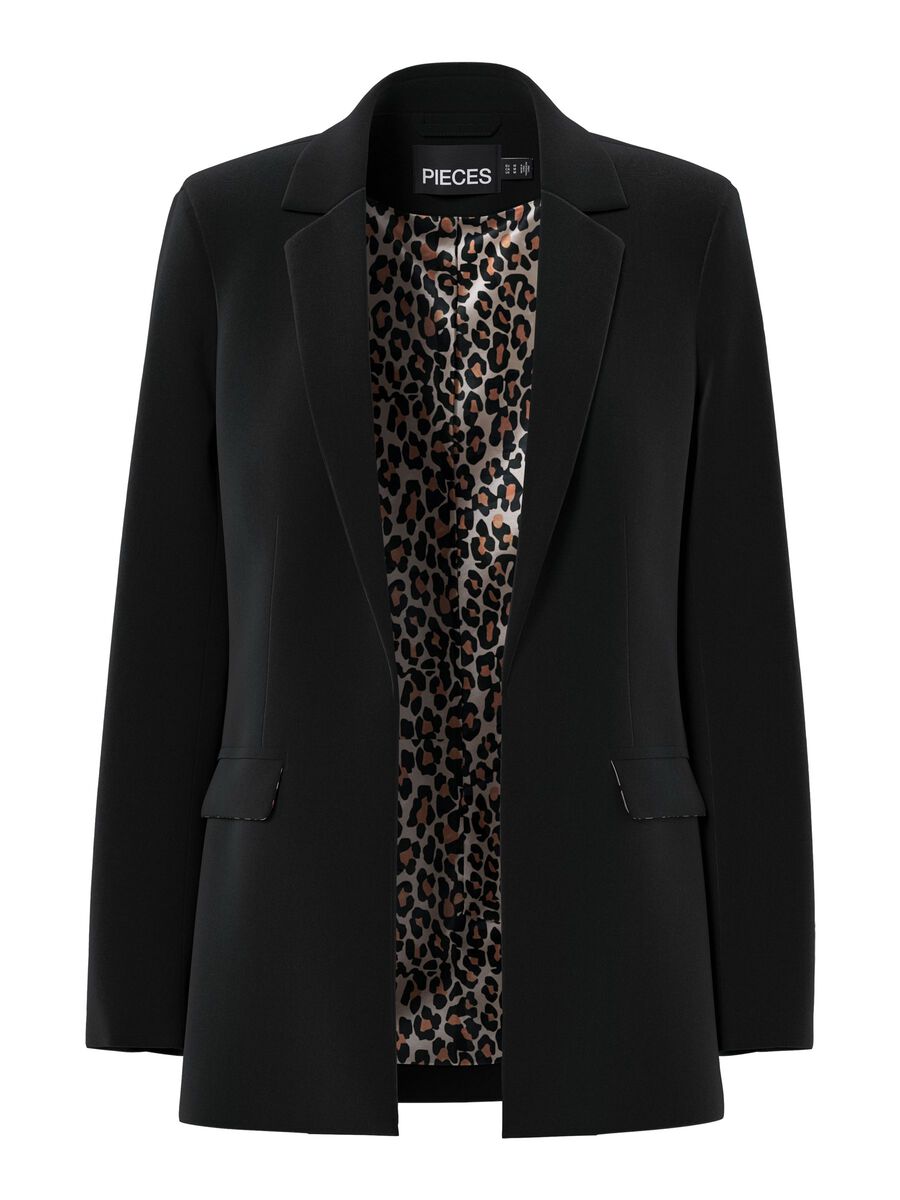 Pieces PCBOZZY LEOPARD BLAZER, Black, highres - 17144884_Black_1071410_001.jpg