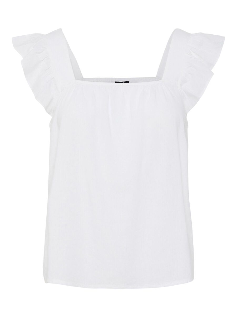 Pieces PCPIA SLEEVELESS TOP, Bright White, highres - 17154740_BrightWhite_001.jpg