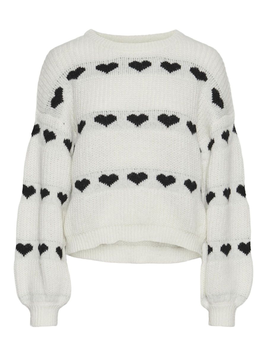 Pieces PCNOVE KNITTED JUMPER, Cloud Dancer, highres - 17152014_CloudDancer_1135041_001.jpg
