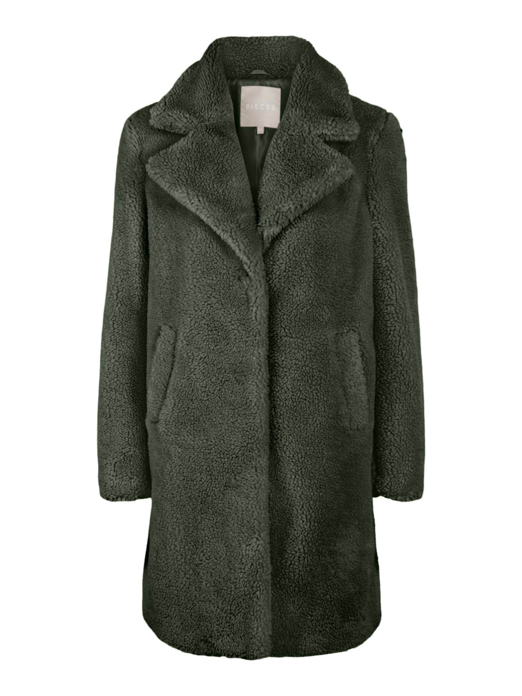 Pieces teddy coat store