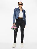 Pieces PCTALIA MW SKINNY FIT JEANS, Black, highres - 17143319_Black_007.jpg