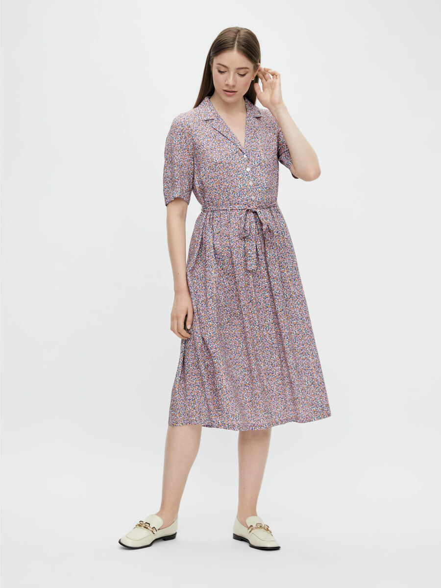 Pieces PCTIMBERLY SHIRT DRESS, Deep Ultramarine, highres - 17113877_DeepUltramarine_852025_003.jpg