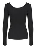 Pieces PCKITTE  LONG SLEEVED TOP, Black, highres - 17101437_Black_002.jpg