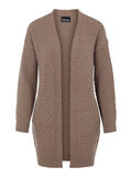 Pieces STRUCTURED KNITTED CARDIGAN, Taupe Gray, highres - 17109170_TaupeGray_001.jpg