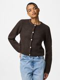 Product image thumbnail - PCSILLY KNITTED CARDIGAN, Hot Fudge | 1