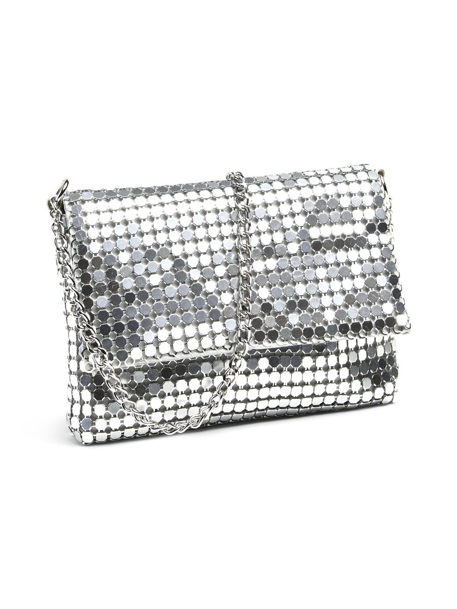 Pieces PCSMILLA SEQUIN CROSSBODY BAG, Silver, highres - 17144108_Silver_001.jpg