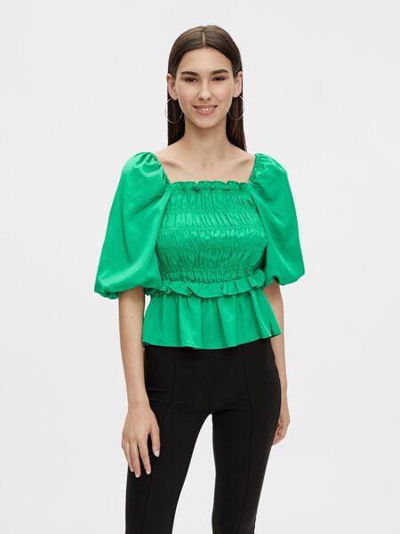 Pieces PCSAGA SMOCK TOP, Forest Green, highres - 17125168_ForestGreen_003.jpg