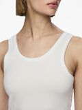 Pieces PCSIRENE  SLEEVELESS TOP, Bright White, highres - 17082528_BrightWhite_006.jpg