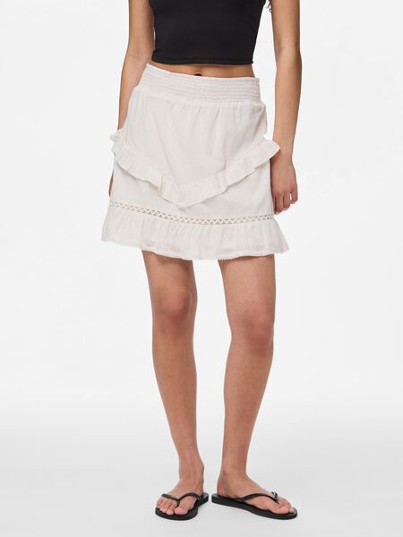 Pieces PCASTRID MINI SKIRT, White Sand, highres - 17161780_WhiteSand_003.jpg