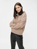 Pieces LANGÆRMET HOODIE, Taupe Gray, highres - 17109371_TaupeGray_003.jpg