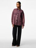 Pieces PCDRIA DENIM SHIRT, Tawny Port, highres - 17159634_TawnyPort_1208474_005.jpg