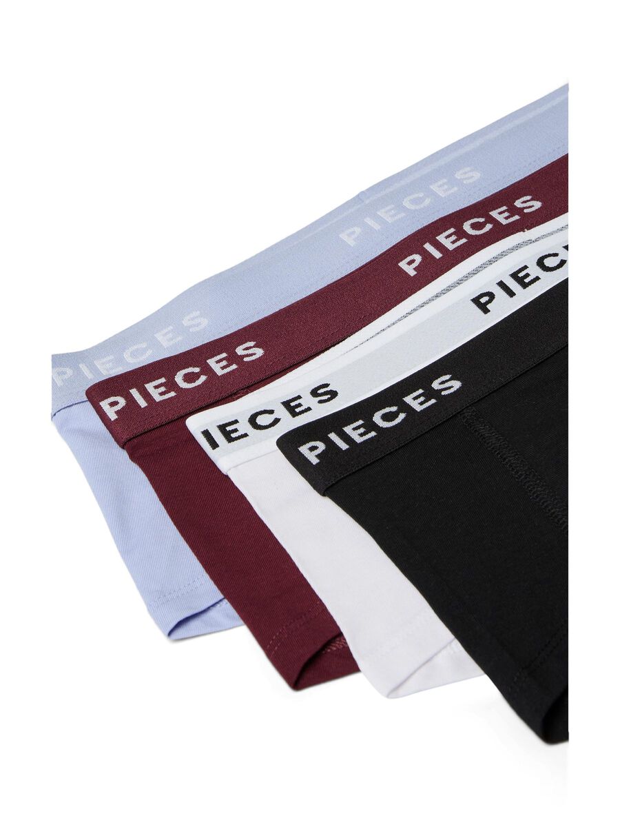 Pieces PCLOGO LADY BOXER SHORTS, Tawny Port, highres - 17106857_TawnyPort_1223839_004.jpg