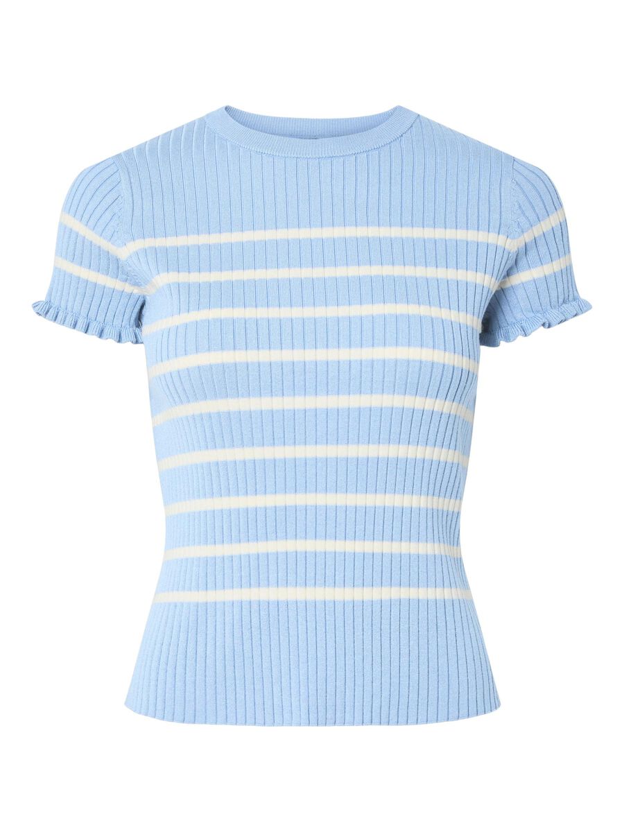 Pieces PCFAITH KNITTED TOP, Cornflower Blue, highres - 17160519_CornflowerBlue_1215954_001.jpg