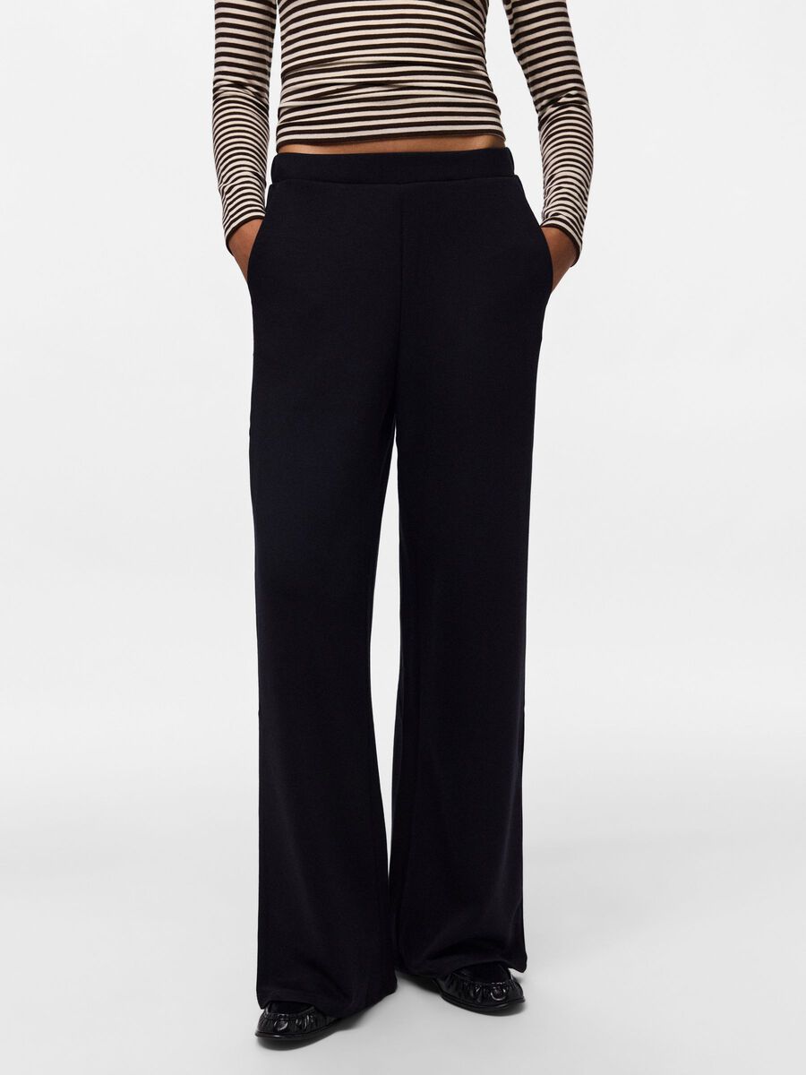 Carousel image 3 PCMICHELLE SCUBA HW  SWEATPANTS, Black