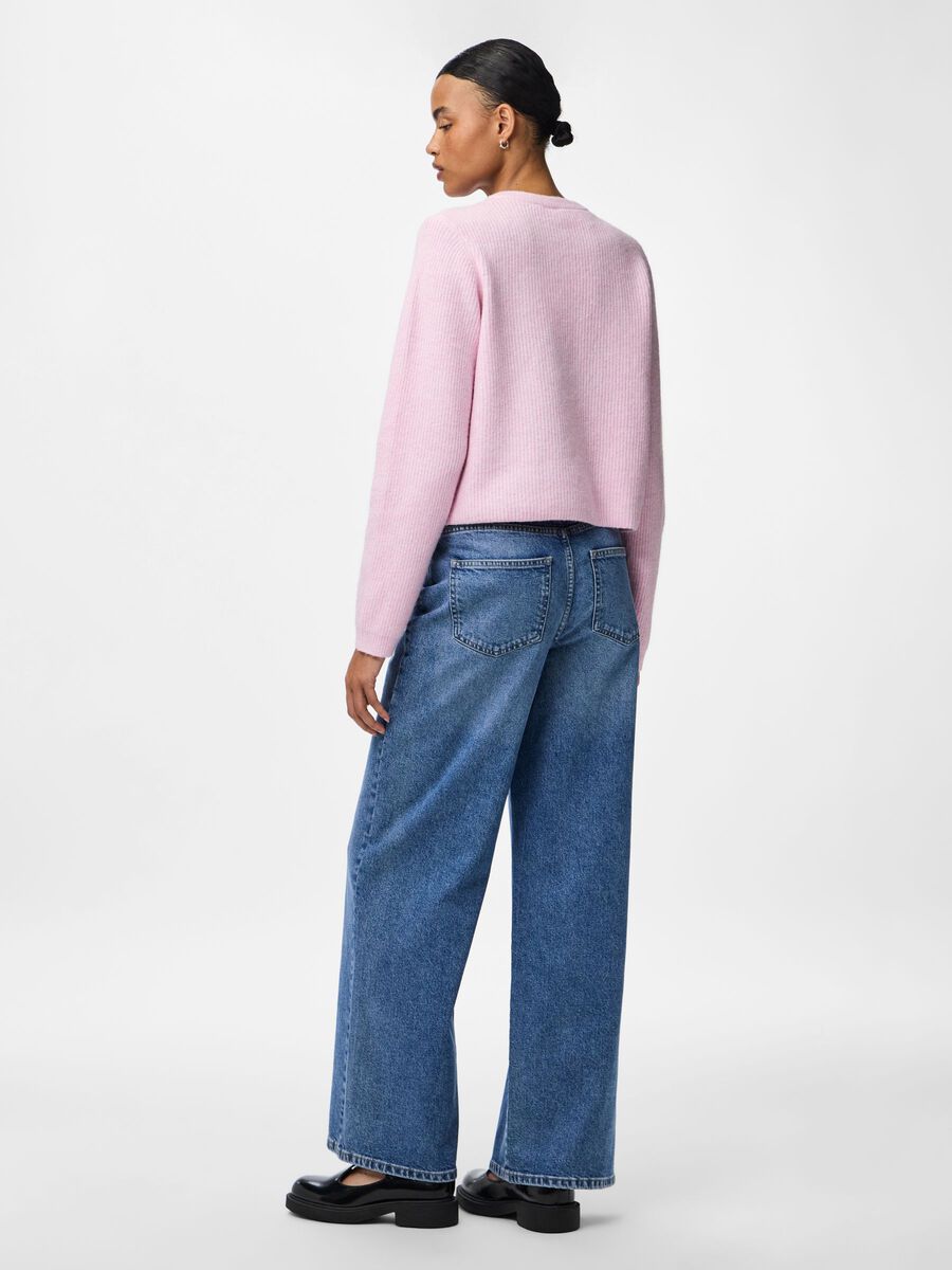 Product carousel image - PCSILLY KNITTED CARDIGAN, Roseate Spoonbill | 2