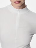 Pieces PCKITTE TOP MED LANGE ÆRMER, Bright White, highres - 17154273_BrightWhite_006.jpg