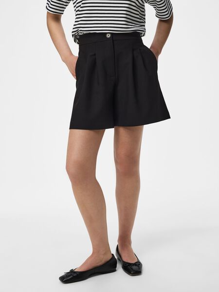 Pieces PCBOSELLA - TH - PLISS&Eacute; SHORT, Black, highres - 17167841_Black_003.jpg