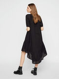 Pieces POPLIN PUFF SLEEVE MIDI DRESS, Black, highres - 17105321_Black_004.jpg