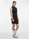 Pieces PCMADISON DRAPED  MINI DRESS, Black, highres - 17151144_Black_005.jpg