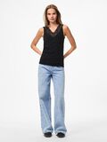 Pieces LACE TRIM TANK TOP, Black, highres - 17094482_Black_005.jpg