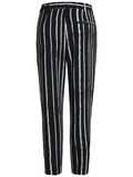 Pieces STRIPED CROPPED TROUSERS, Black, highres - 17091176_Black_639468_002.jpg