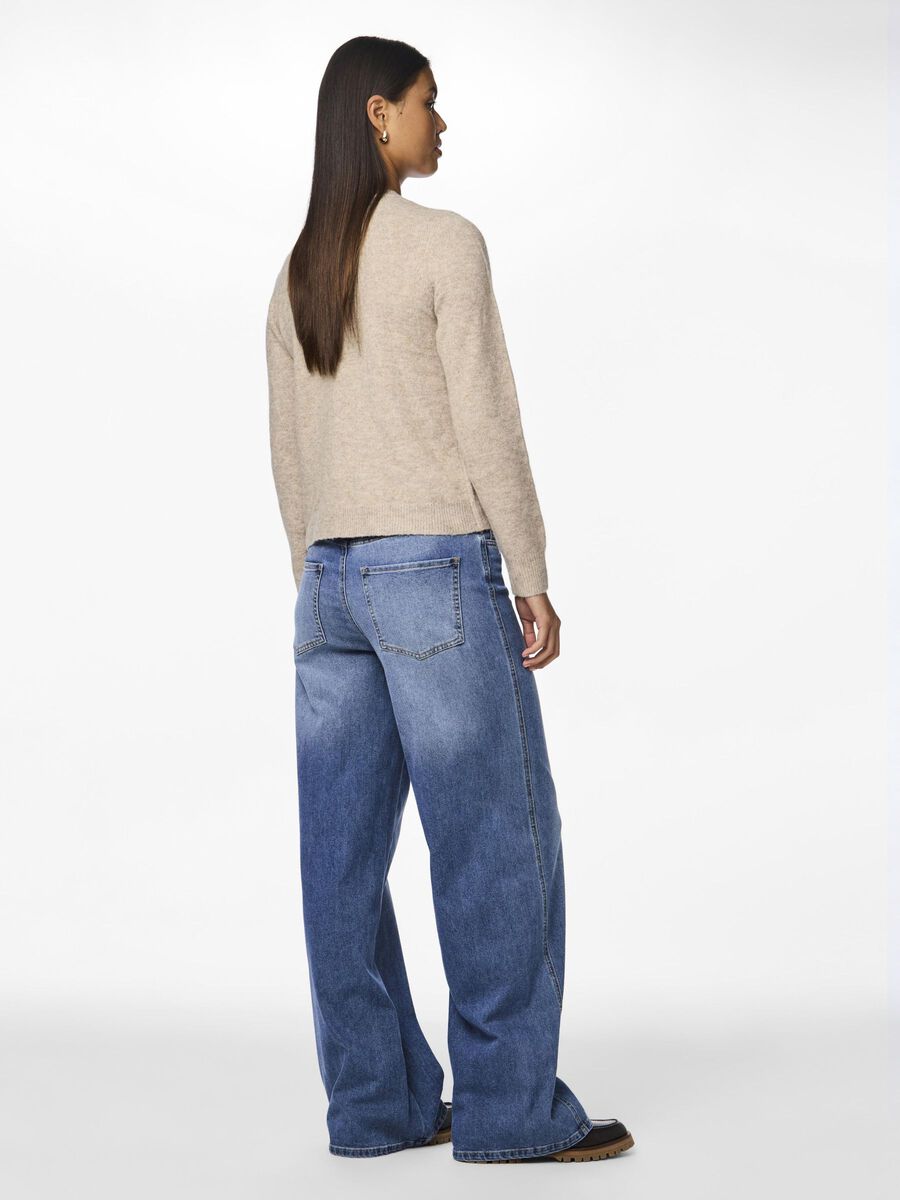 Pieces PCMALOU GEBREID VEST, Taupe Gray, highres - 17154486_TaupeGray_1151301_004.jpg