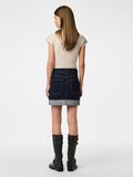 Pieces PCFRANNA DENIM MINI SKIRT, Dark Blue Denim, highres - 17161245_DarkBlueDenim_004.jpg