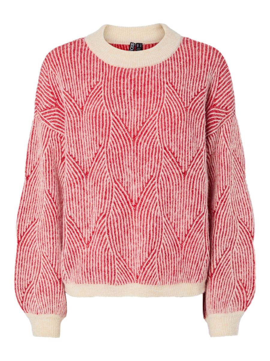 Product carousel image - PCJENNA KNITTED JUMPER, Whitecap Gray | 1