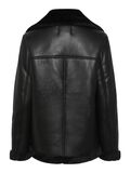 Pieces PCNORA FAUX LEATHER JACKET, Black, highres - 17140793_Black_002.jpg