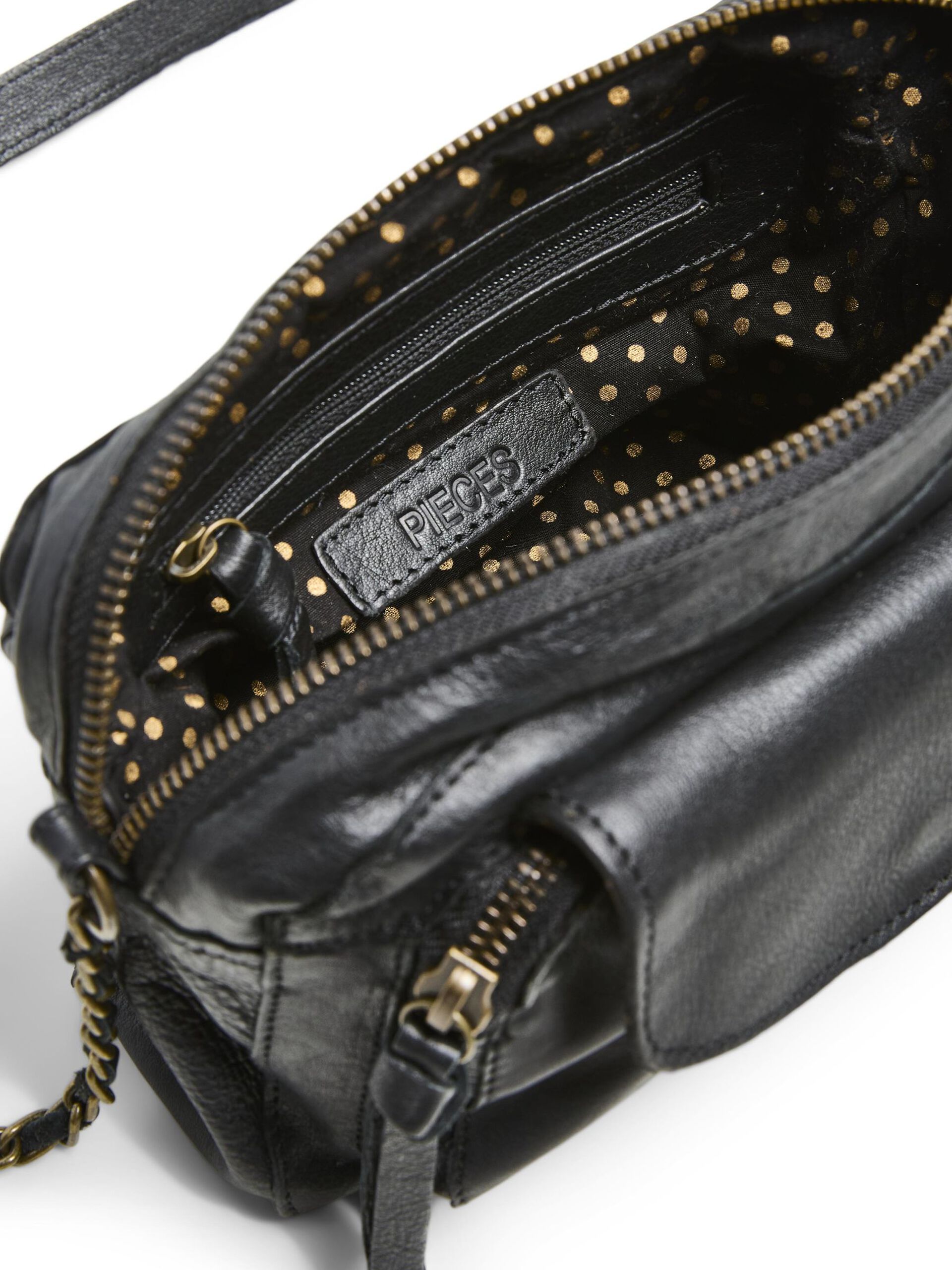 Carousel image - PCNAINA - CUIR SAC BANDOULIÈRE, Black | 6