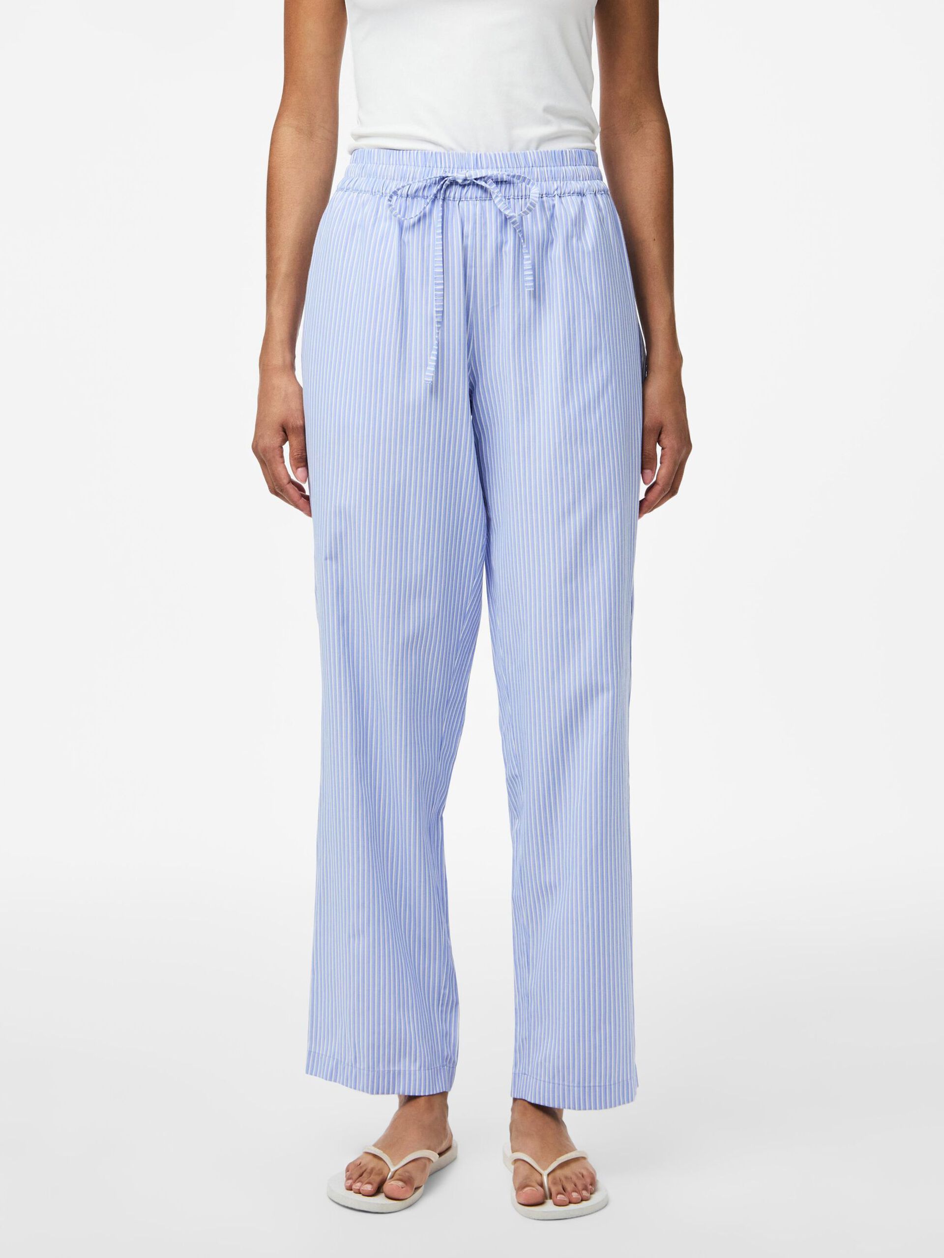 Carousel image - PCFEMME TROUSERS, Cornflower Blue | 3