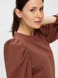 Pieces MANCHES BOUFFANTES, COTON SWEAT-SHIRT, Root Beer, highres - 17106314_RootBeer_006.jpg