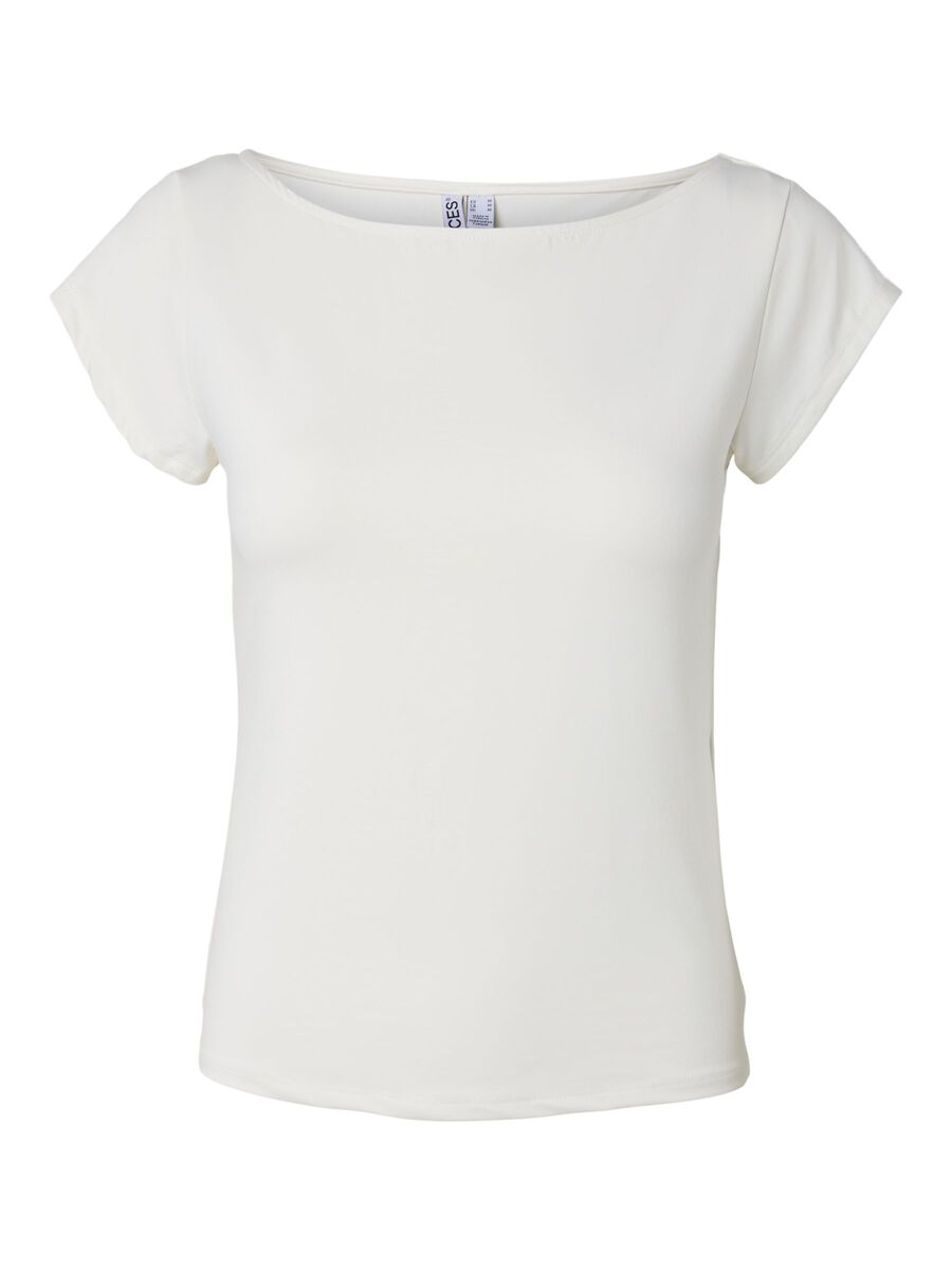 Product carousel image 1 PCMELLY BOATNECK  TOP, Coconut Milk