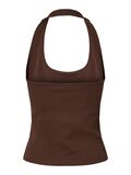Product image thumbnail - PCMAY  HALTERNECK TOP, Chicory Coffee | 7