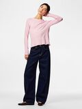 Product image thumbnail - PCMARIE POINTELLE  LONG SLEEVED TOP, Roseate Spoonbill | 3