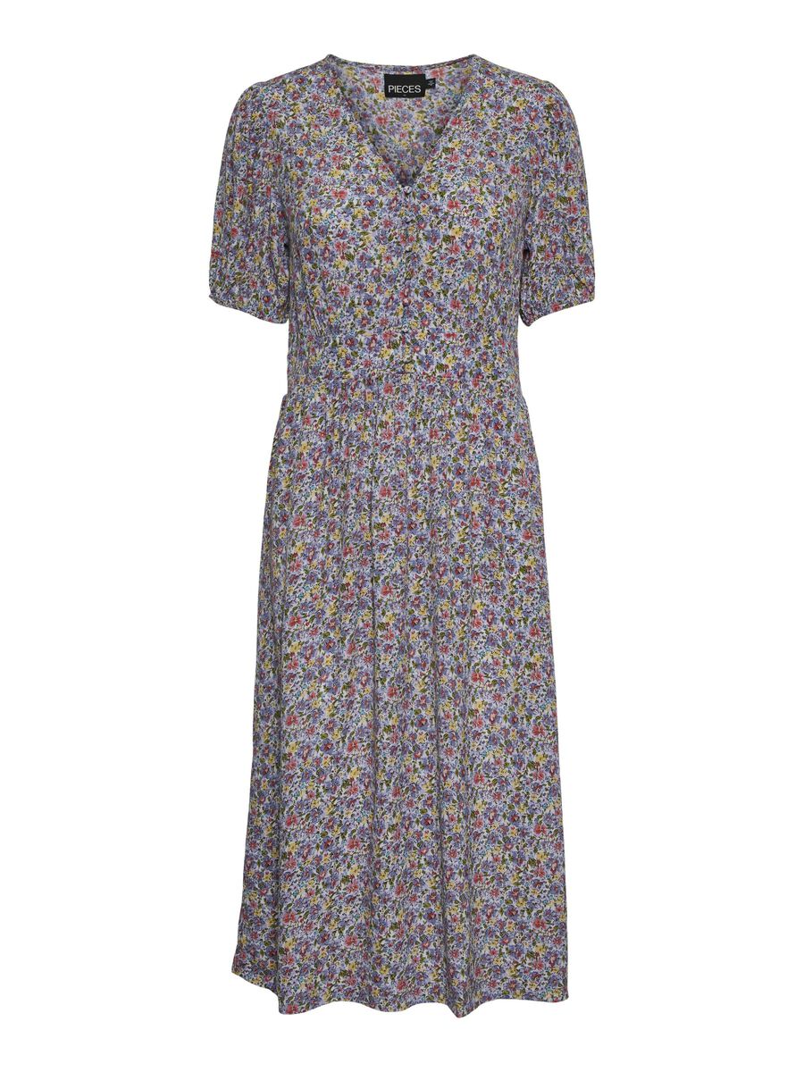 Pieces PCDARSY MIDI DRESS, Bright White, highres - 17118838_BrightWhite_983789_001.jpg