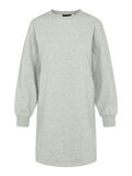 Pieces SWEAT KORT KJOLE, Light Grey Melange, highres - 17116917_LightGreyMelange_001.jpg