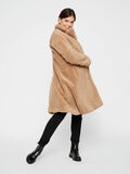 Pieces FAUX SHEARLING KÅPE, Tannin, highres - 17103186_Tannin_005.jpg