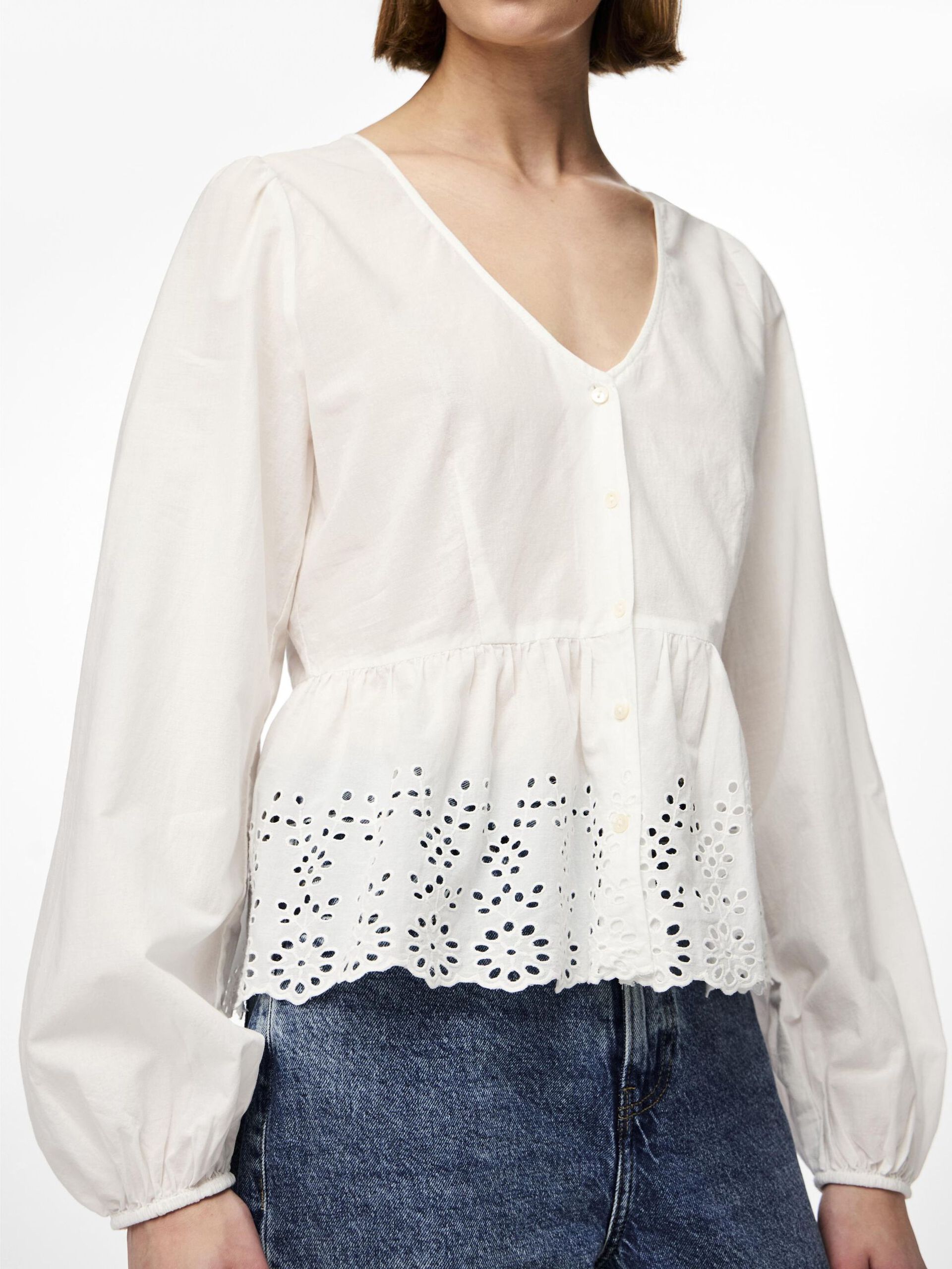 Carousel image - PCMALIKA BLUSE, Bright White | 4