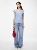 Pieces PCKELMA CAP SLEEVE TOP, Blue Bell, highres - 17150177_BlueBell_007.jpg