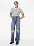 Pieces PCHOLLY HW JEANS MIT WEITEM BEIN, Medium Blue Denim, highres - 17130458_MediumBlueDenim_005.jpg