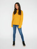 Pieces KNITTED HIGH NECK PULLOVER, Nugget Gold, highres - 17086665_NuggetGold_005.jpg