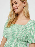 Pieces SMOCKED PANEL BLOUSE, Bright White, highres - 17104584_BrightWhite_789620_006.jpg