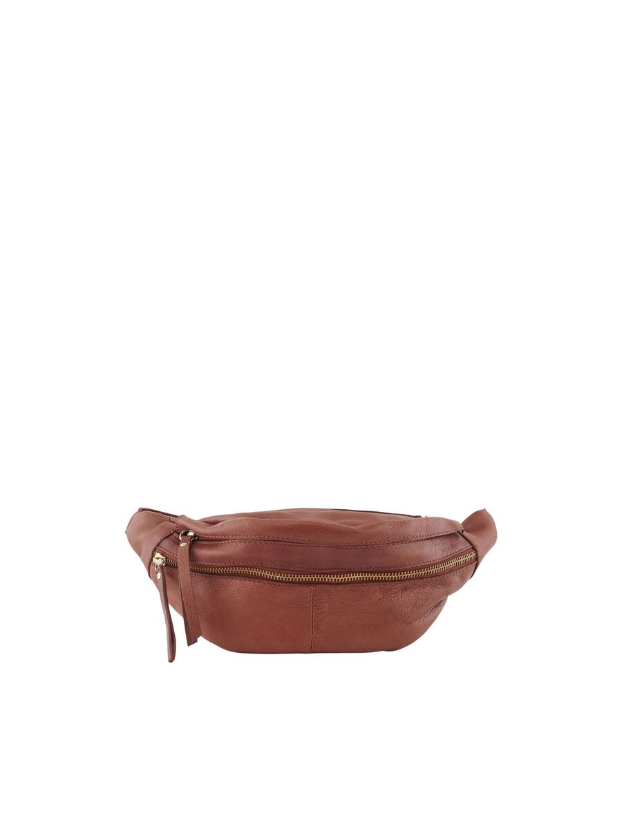 Pieces LEATHER BUM BAG, Picante, highres - 17081963_Picante_001.jpg