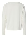 Pieces PCALMA LANGÆRMET T-SHIRT, Cloud Dancer, highres - 17155471_CloudDancer_002.jpg