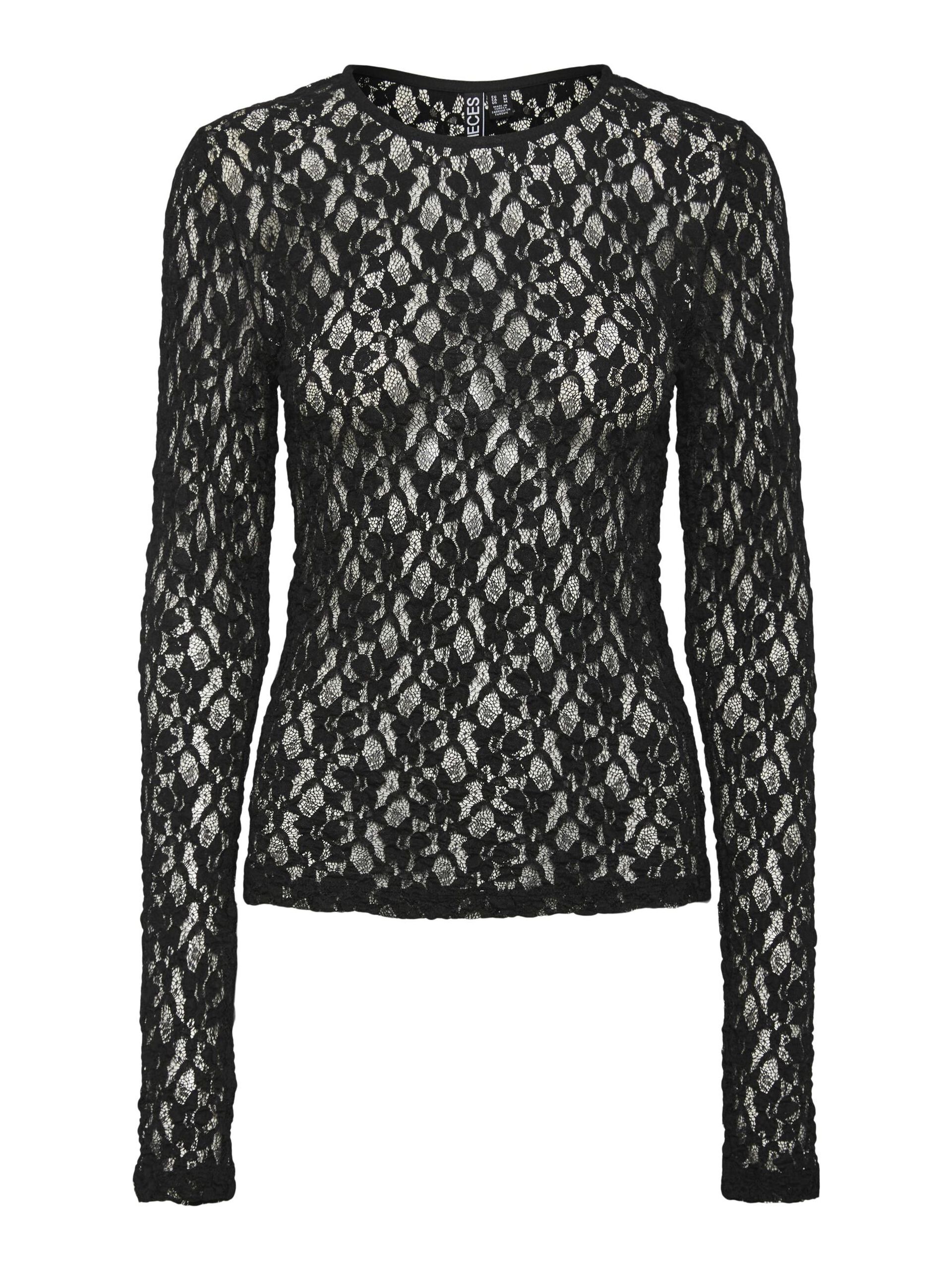 Carousel image - PCHAZEL LONG SLEEVED TOP, Black | 5