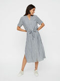 Pieces STRIPED 100% COTTON SHIRT DRESS, Bright White, highres - 17100807_BrightWhite_727644_003.jpg